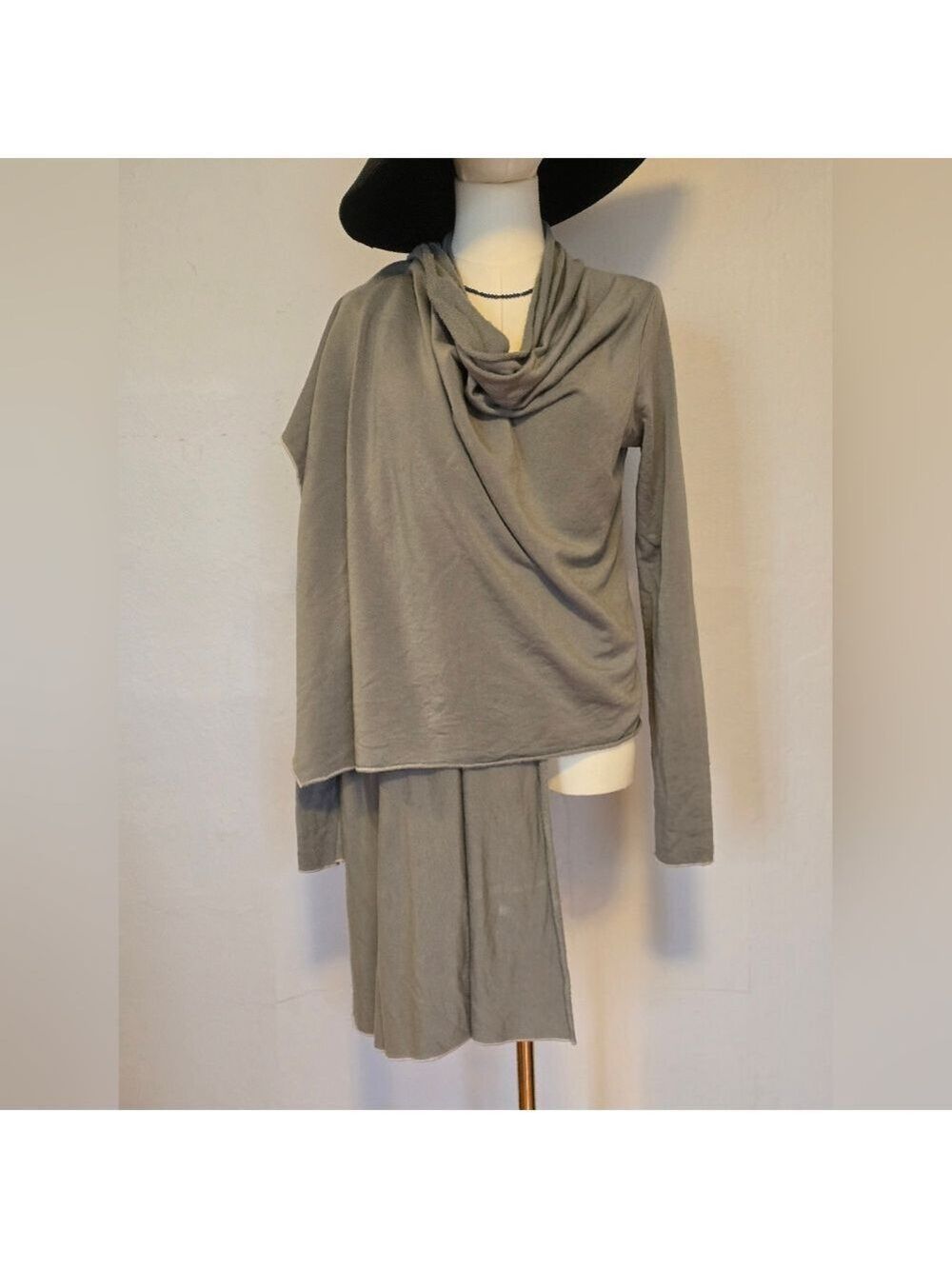 Groceries Brand L.A. Organic Cotton Fleece Cozy Wrap Open Cardigan